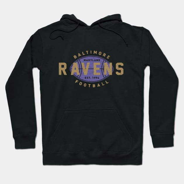 Vintage Baltimore Ravens 2 by Buck Tee Hoodie by Buck Tee